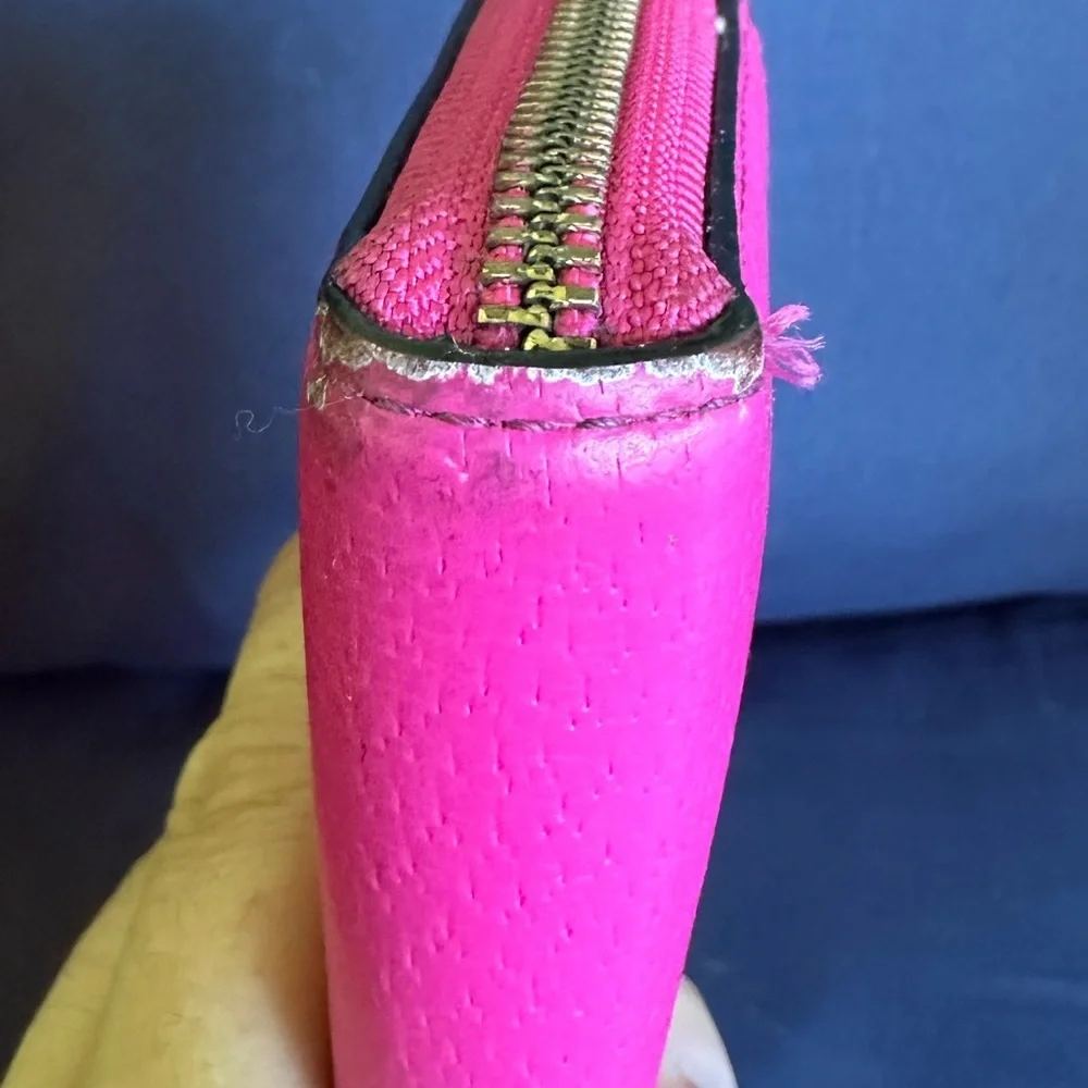 Kate Spade Fuchsia Zip-Around Wallet